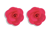 Pink Flower Stud - Bijouxvault