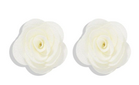 White Flower Stud - Bijouxvault